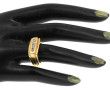 Bague jonc en or jaune 18 cts, poinçon t