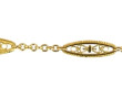 Sautoir en or jaune 18 cts, maille filig