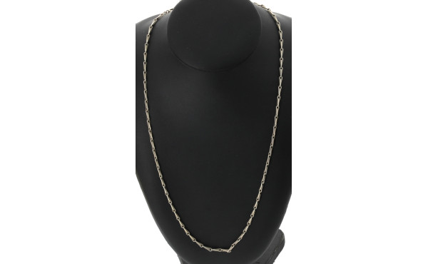 Chaîne en argent, poinçon crabe, poids 1