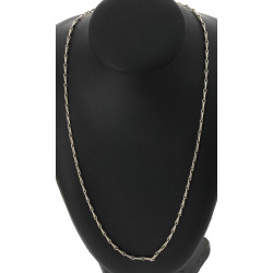 Chaîne en argent, poinçon crabe, poids 1