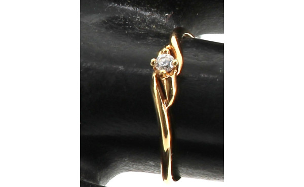 Petite bague en or jaune poinçon tête d'