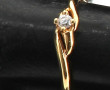 Petite bague en or jaune poinçon tête d'
