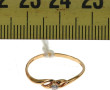 Petite bague en or jaune poinçon tête d'