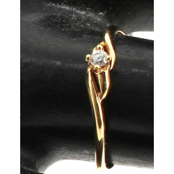 Petite bague en or jaune poinçon tête d'