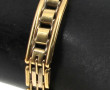 Bracelet en or jaune 18 cts, 750ème, poi