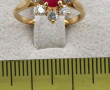 Bague en or jaune 18 cts, poinçon tête d