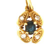 Petit pendentif en or jaune, poinçon cha