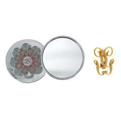 GUERLAIN - Deux petits miroirs de sac en