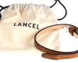 LANCEL - Bracelet deux tours en cuir cam