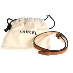 LANCEL - Bracelet deux tours en cuir cam