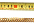 Bracelet à maille travaillé en or jaune 