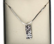 DIOR - Pendentif en métal sur chaîne mét