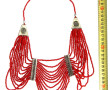 Important collier ethnique en alliage d'
