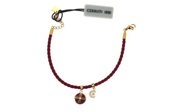 CERRUTI 1881 - Bracelet avec 2 breloques