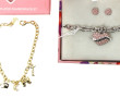 GUESS - Parure en métal et strass rose c