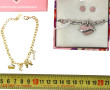 GUESS - Parure en métal et strass rose c