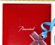 BACCARAT - Pendentif croix en cristal bl