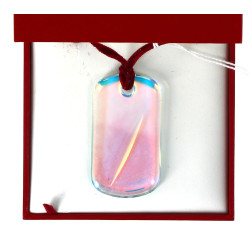 BACCARAT - Pendentif rectangulaire en cr