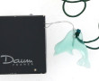DAUM - Pendentif "dauphin" en cristal bl