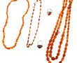 AMBRE et façon AMBRE - Lot de 3 colliers
