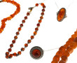 AMBRE et façon AMBRE - Lot de 3 colliers