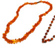 AMBRE et façon AMBRE - Lot de 3 colliers
