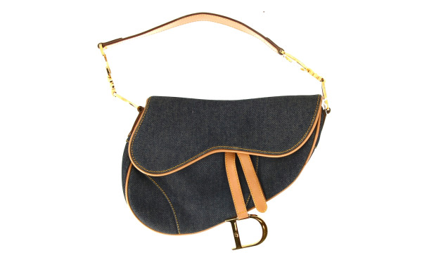 Christian DIOR - Sac modèle "Saddle" en 