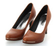 MYMA - Paire d'escarpins en cuir camel, 