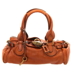 CHLOE - Sac modèle "Paddington" en cuir 