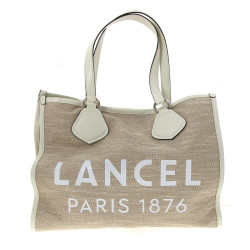 LANCEL - Sac cabas, état neuf, avec sac 