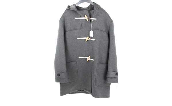PAUL & JOE - Duffle coat gris en laine, 