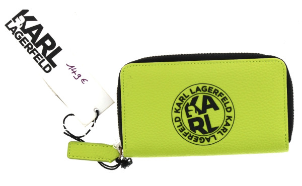 KARL LAGERFELD - Porte-monnaie vert pist