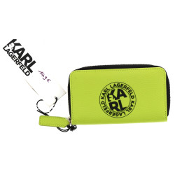 KARL LAGERFELD - Porte-monnaie vert pist