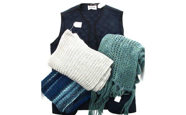 ZADIG & VOLTAIRE - Grosse écharpe bleu/g