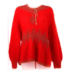 Almain MURATI Collection - Pull rouge et