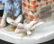 SAXE - Sujet ancien en porcelaine polych