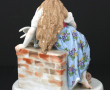 SAXE - Sujet ancien en porcelaine polych