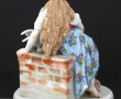 SAXE - Sujet ancien en porcelaine polych