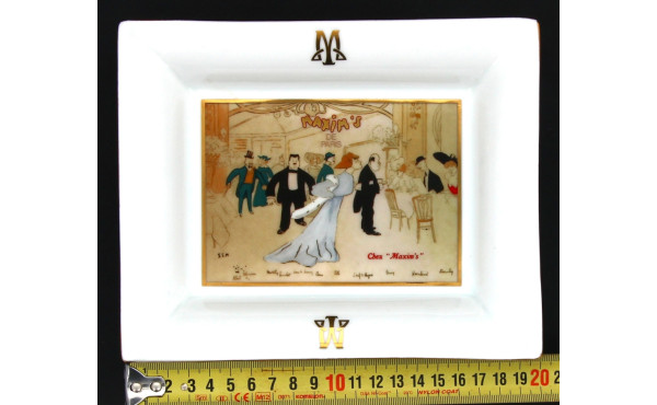 MAXIM'S - Coupelle en porcelaine 16 x20 