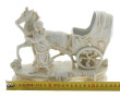 Sujet en biscuit figurant une jeune fill