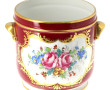 Cache-pot en porcelaine de Paris à décor