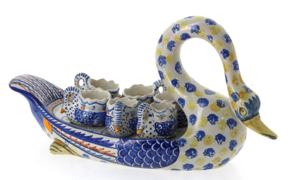 HENRIOT Quimper - Oeufrier en faïence po