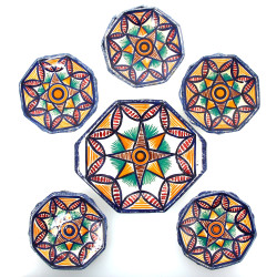 HENRIOT QUIMPER - Service à gâteaux en f