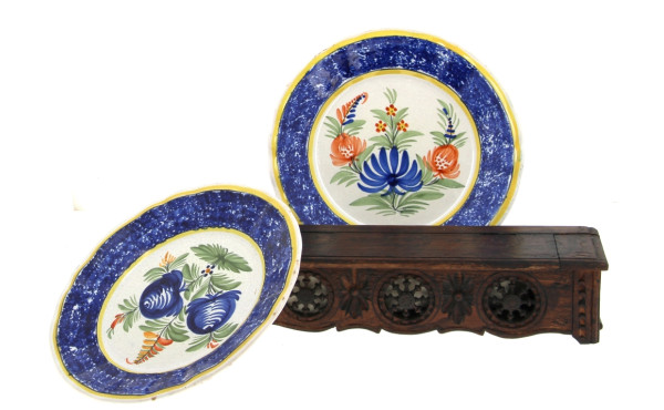 HB Quimper (avant 42) - Paire d'assiette