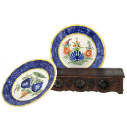 HB Quimper (avant 42) - Paire d'assiette