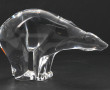 BACCARAT - ours polaire en cristal trans