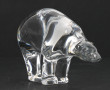 BACCARAT - ours polaire en cristal trans