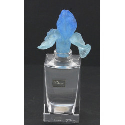 DAUM - Flacon en cristal sectino carrée,