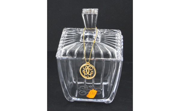 GUERLAIN - Pot couvert en verre état neu