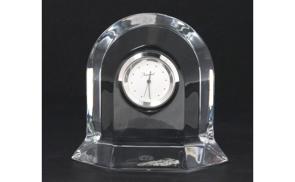 BACCARAT - Pendulette en cristal transpa